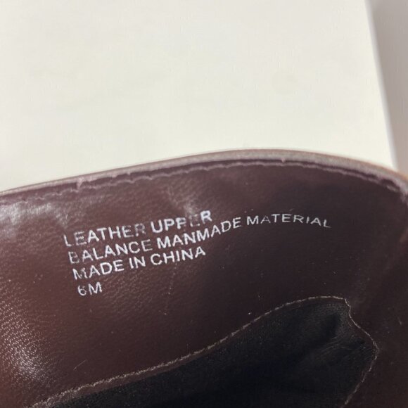 Coldwater Creek Chocolate Brown Leather & Suede Mid Calf Boot, size 6 - Picture 14 of 15